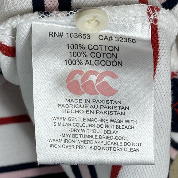 Canterbury Polo Shirt Adult XXL Played in Heaven Rugby Short Sleeve Logo Men - Picture 11 of 13